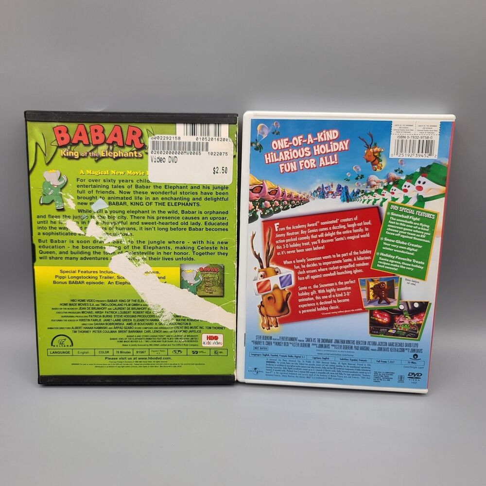 Children's DVD Paw Patrol Babar Curious George Cartoons Lot Of 9 - Picture 11 of 15